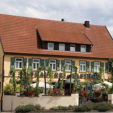 Brauereigasthof Dachsenfranz Zuzenhausen Bagian luar foto